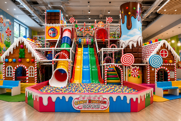 Candy theme indoor playground design