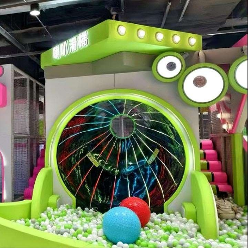 Commercial indoor playground equipment for shopping malls and retail