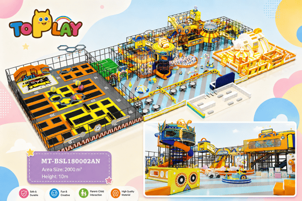 Commercial soft play equipment for indoor playground venues
