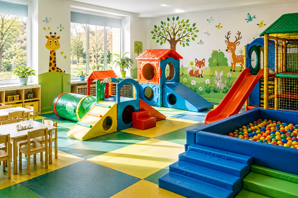 Soft play and toddler zones equipment