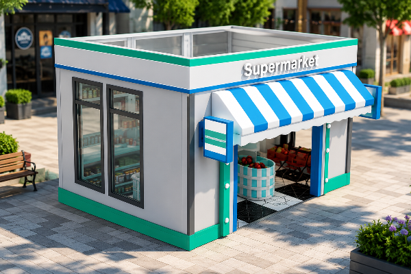Themed facades and role play areas