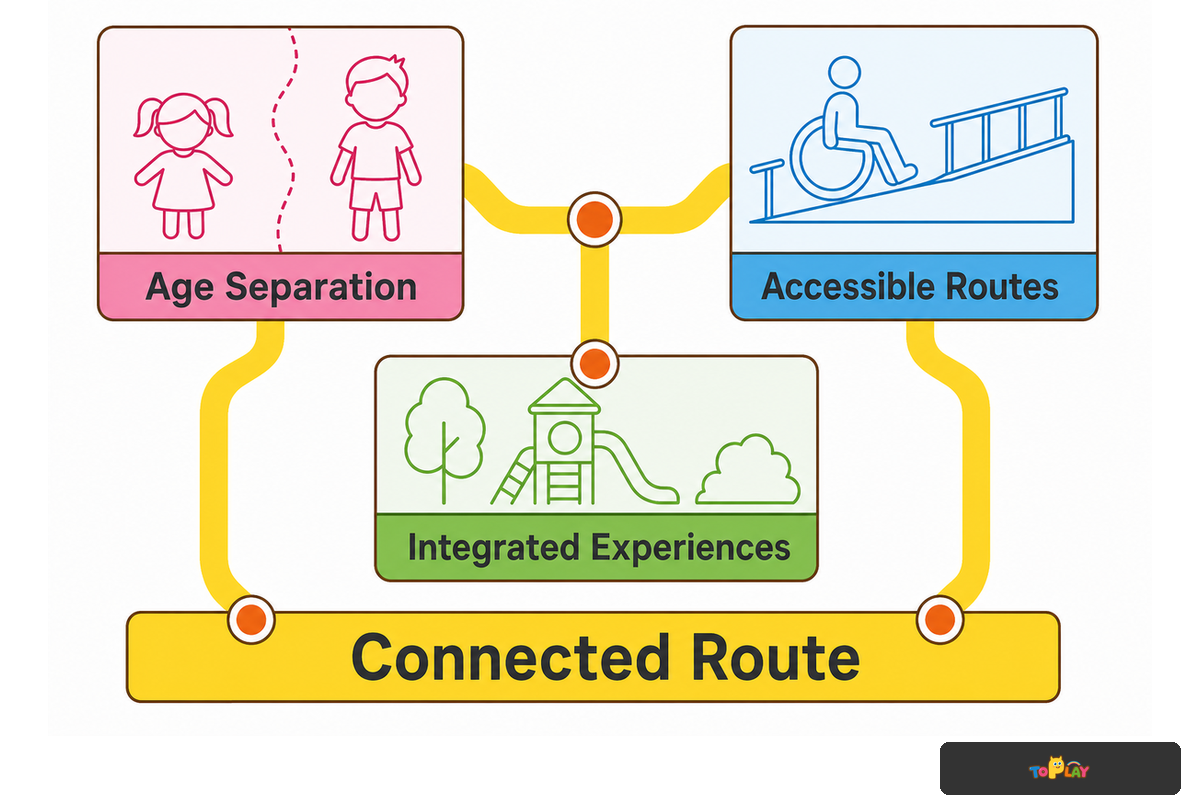 Separate Age Zones and Plan Inclusive Routes Early — Toplay