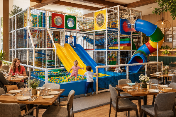 Indoor climbing equipment structure details
