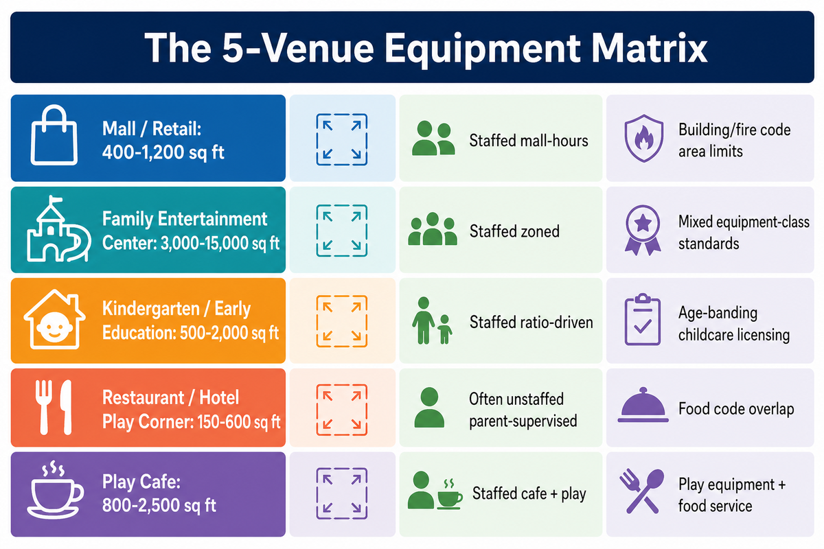 What an Indoor Playground Business Plan Needs, by Venue Type — Guangzhou Toplay