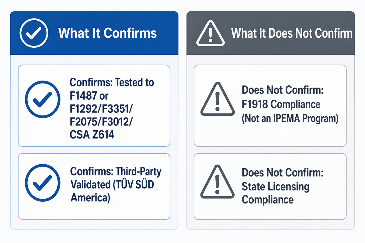 Certification Literacy — What "IPEMA Certified" and "CPSC Compliant" Actually Mean — Guangzhou Toplay Amusement Equipment Co., Ltd.