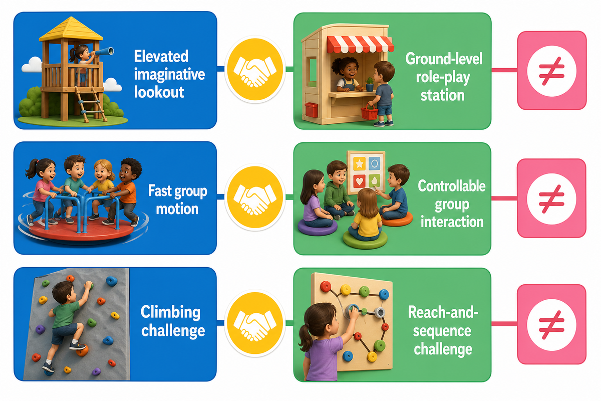 Pair Activities by Play Value, Not by Appearance — Toplay