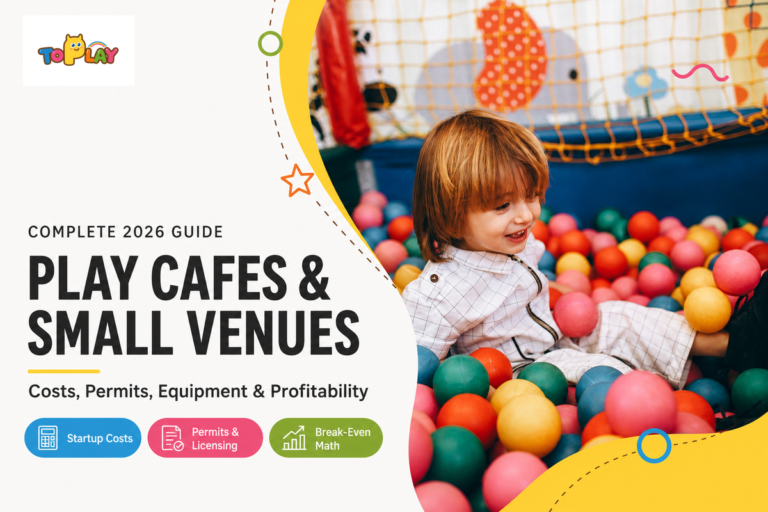Complete 2026 guide to play cafe startup costs, permits, equipment, and profitability