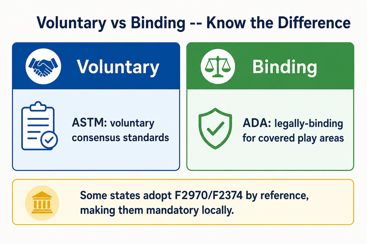 ADA Is the Enforceable Layer, Not the Product Standards — Toplay