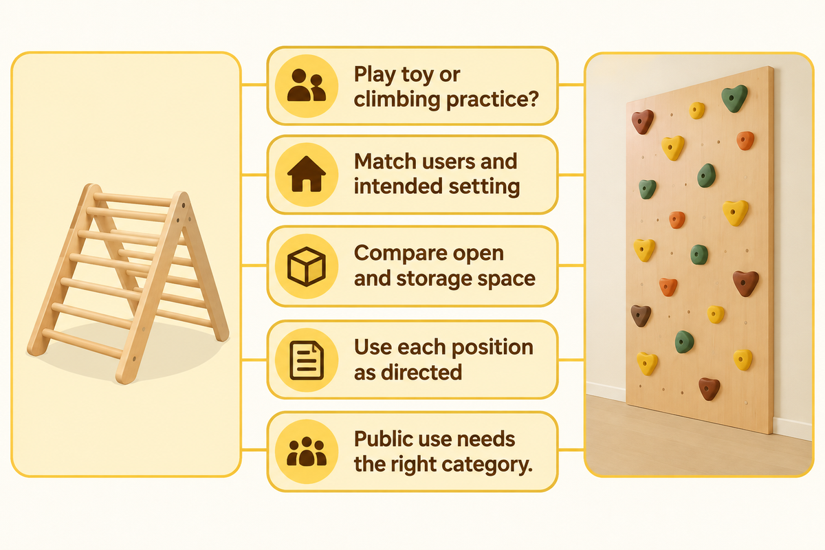 Home toys and practice walls serve different users; public use needs the appropriate product category, per CPSC.