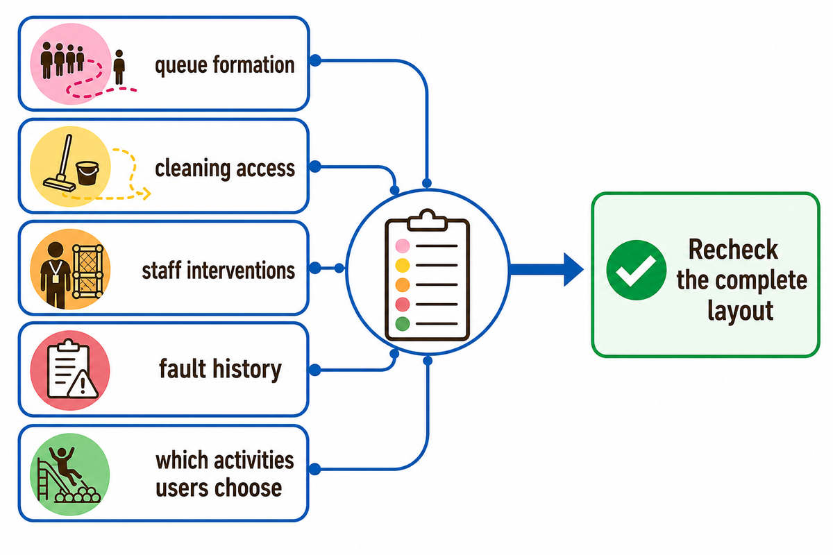 Queue, cleaning, intervention, fault and activity evidence should guide future additions; article operating framework.