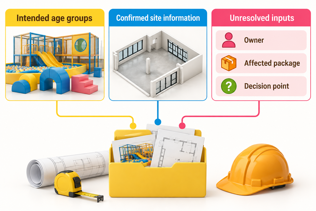 A coordinated brief assigns each unresolved input an owner, affected package and decision point.