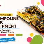 Trampoline park equipment owner lifecycle guide covering system boundaries, evidence, commissioning, inspection and change control.
